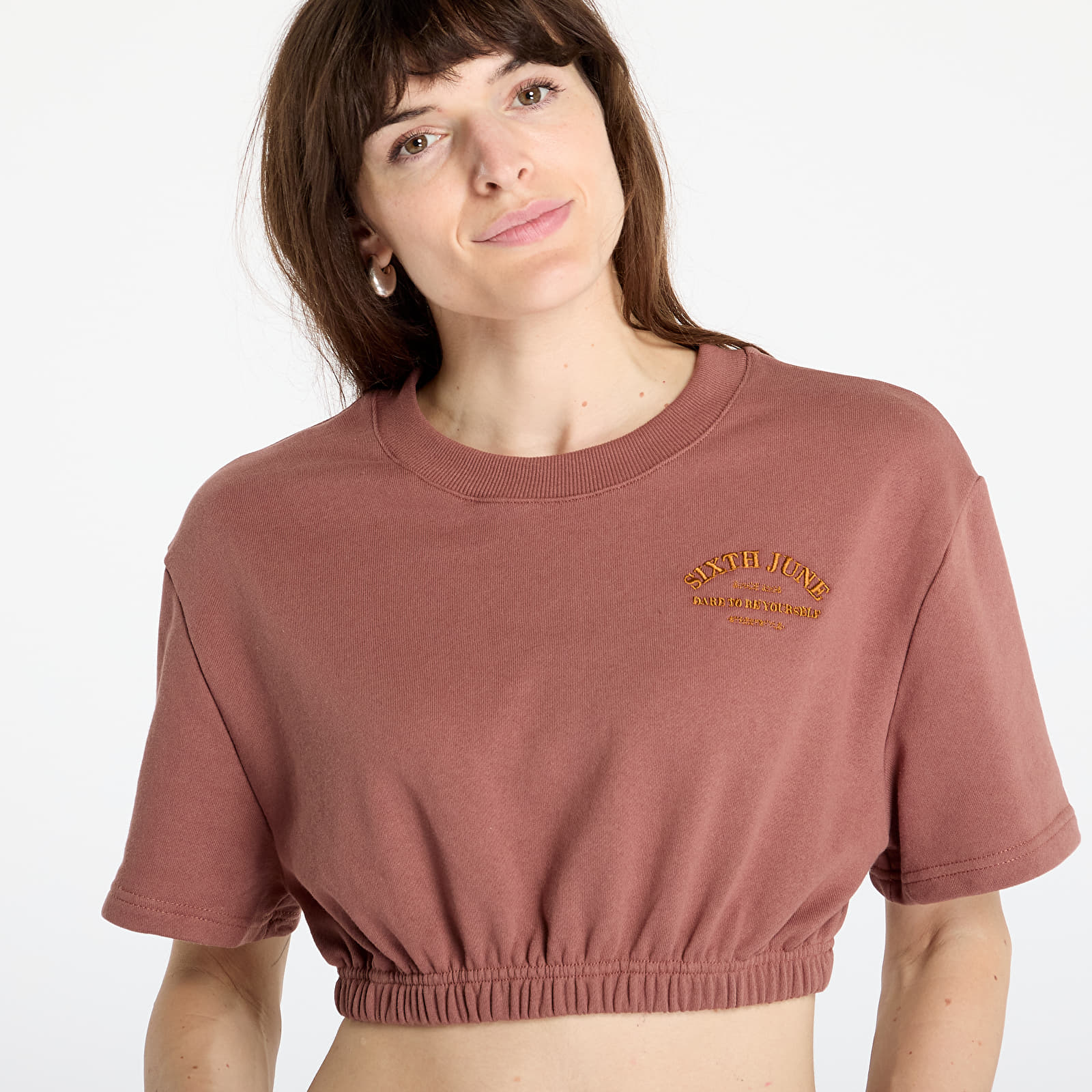 Dames T-shirts Sixth June Embroidery T-shirt Brown