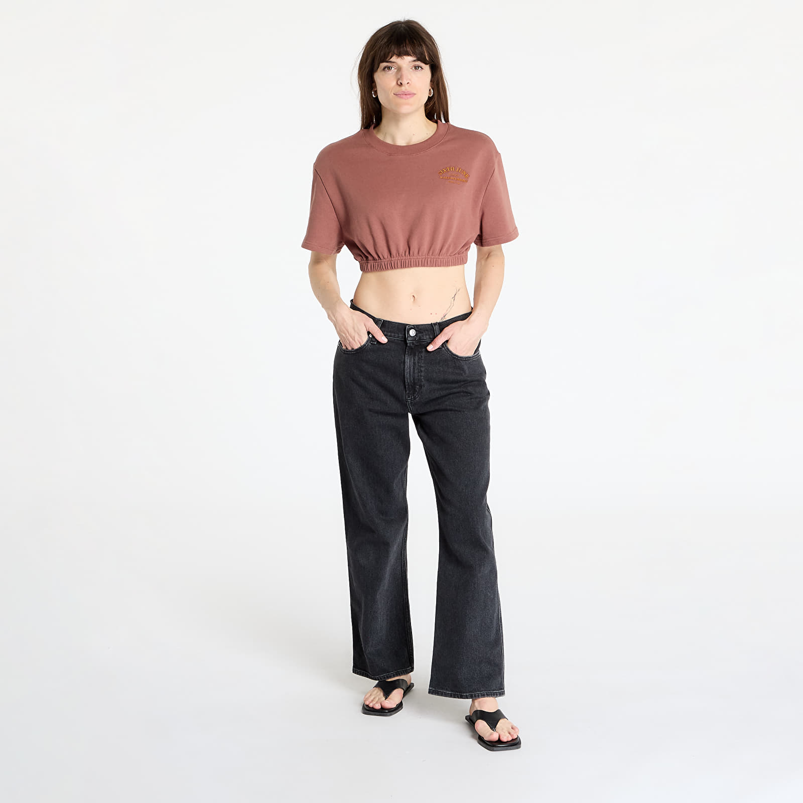Dames T-shirts Sixth June Embroidery T-shirt Brown
