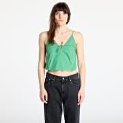 Tommy Jeans Poplin Strappy Top Coastal Green