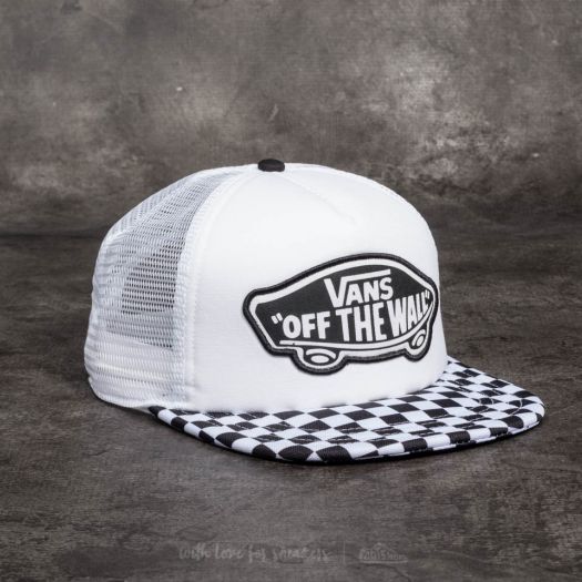 Gorras Vans Beach Girl Trucker Black-White Checkerboard Footshop