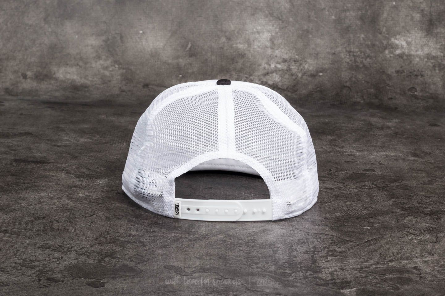 Czapki z daszkiem Vans Beach Girl Trucker Black-White Checkerboard