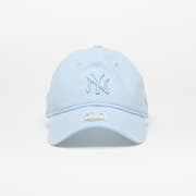 New Era New York Yankees 9TWENTY Linen Adjustable Cap Pastel blue/ Pastel blue