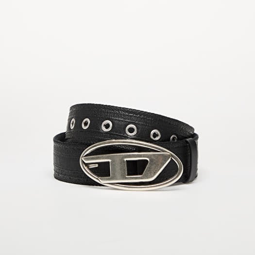 Josta Diesel Oval D Logo B-1Dr Tape Belt Black