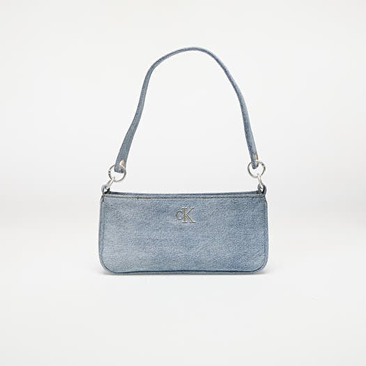 Borsa Calvin Klein Jeans Denim Shoulder Pouch Blue