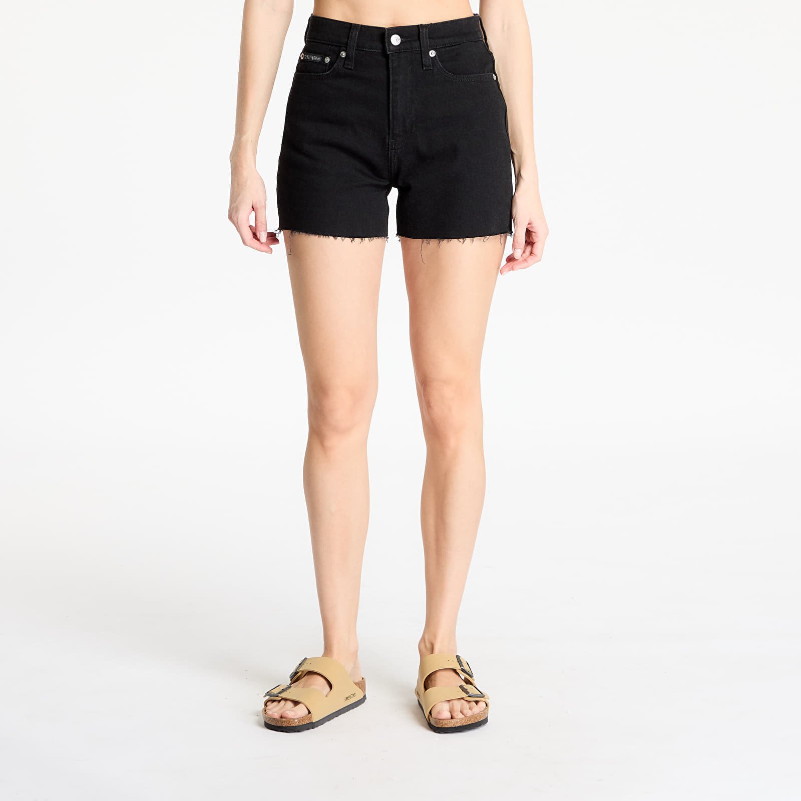 Shorts Calvin Klein Jeans Mom Short Denim Black 26