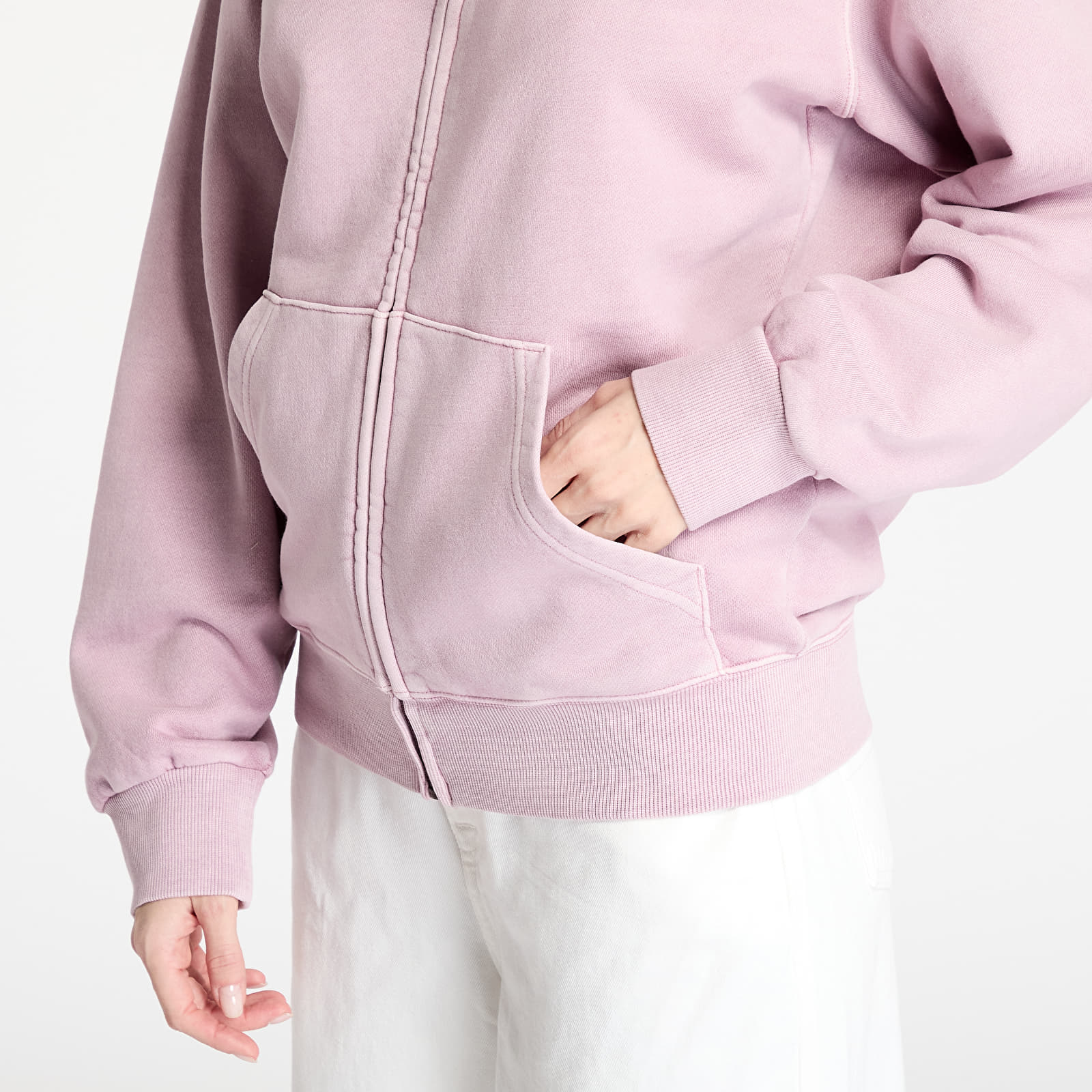 Dukserice Carhartt WIP Hooded Nelson Jacket UNISEX Hortensia Garment Dyed