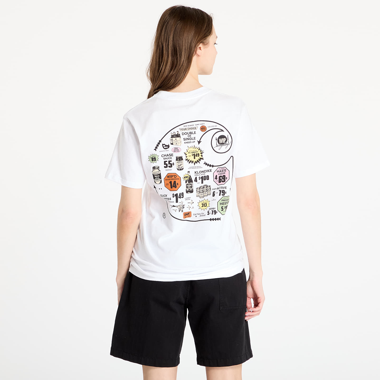 Pólók Carhartt WIP Short Sleeve Catalogue C Logo T-Shirt UNISEX White