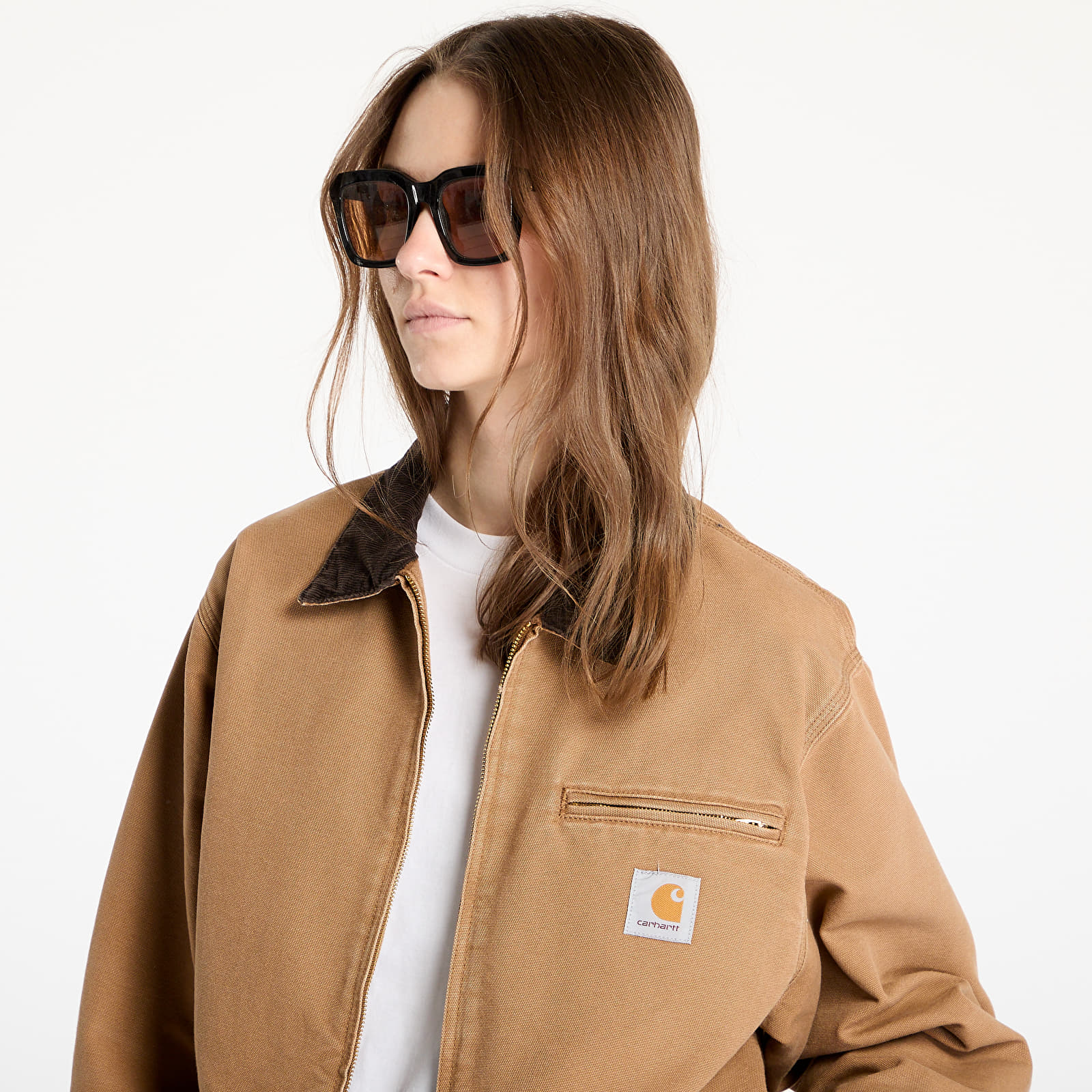Jakker Carhartt WIP OG Detroit Jacket UNISEX Hamilton Brown/ Tobacco Aged Canvas