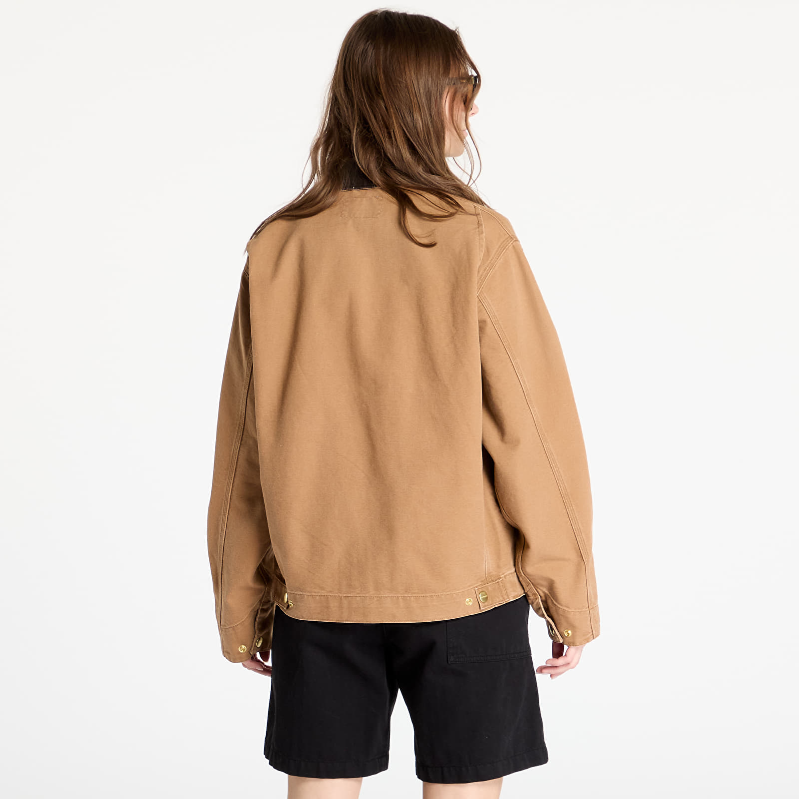 Jakker Carhartt WIP OG Detroit Jacket UNISEX Hamilton Brown/ Tobacco Aged Canvas