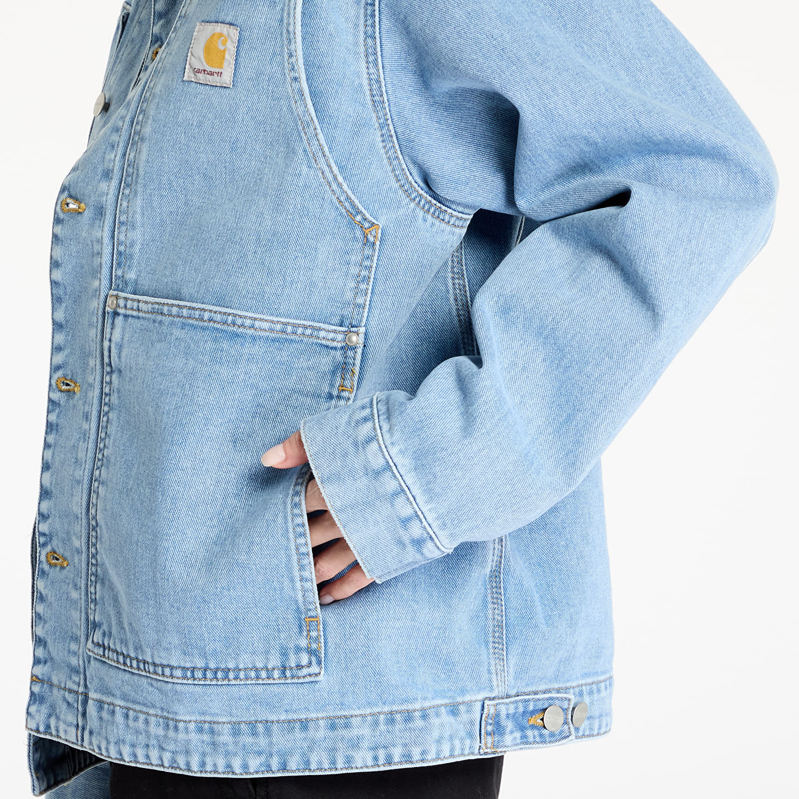 Vīriešu jakas Carhartt WIP OG Double Front Jacket UNISEX Blue Stone Bleached