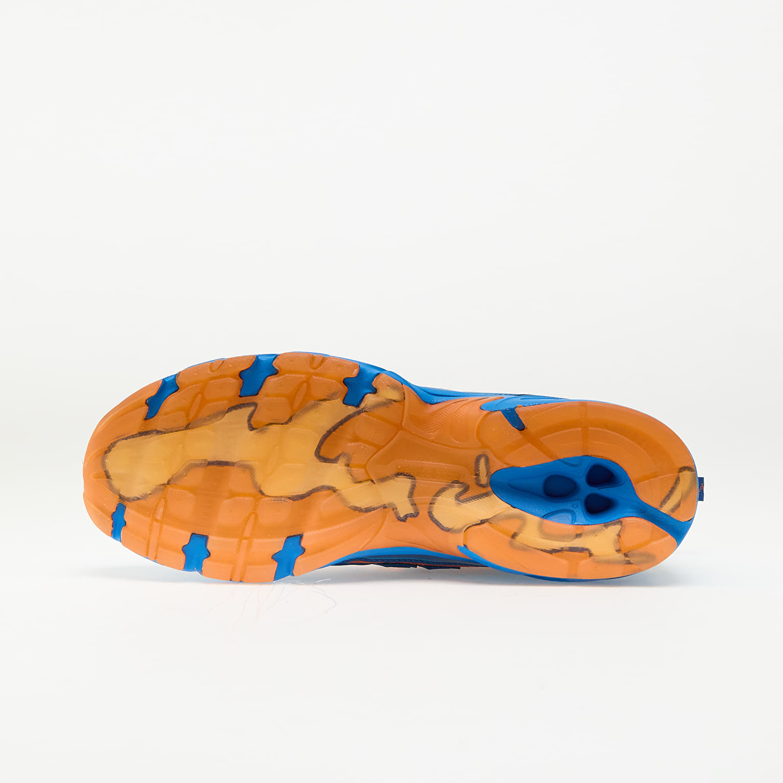 Vyriška avalynė New Balance x Aminé Benson 740 Snorkel Blue/ Persimmon Orange