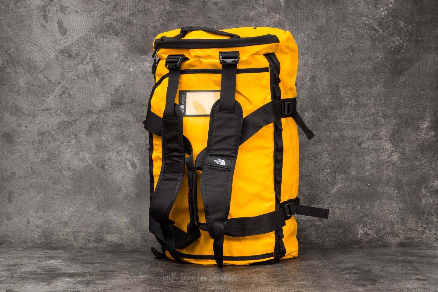 Umhängetaschen The North Face Base Camp Medium Duffel Summit Gold/ Tnf Black