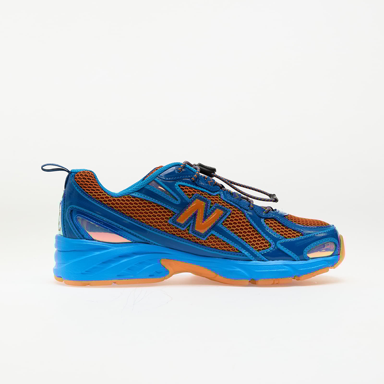 Vyriška avalynė New Balance x Aminé Benson 740 Snorkel Blue/ Persimmon Orange