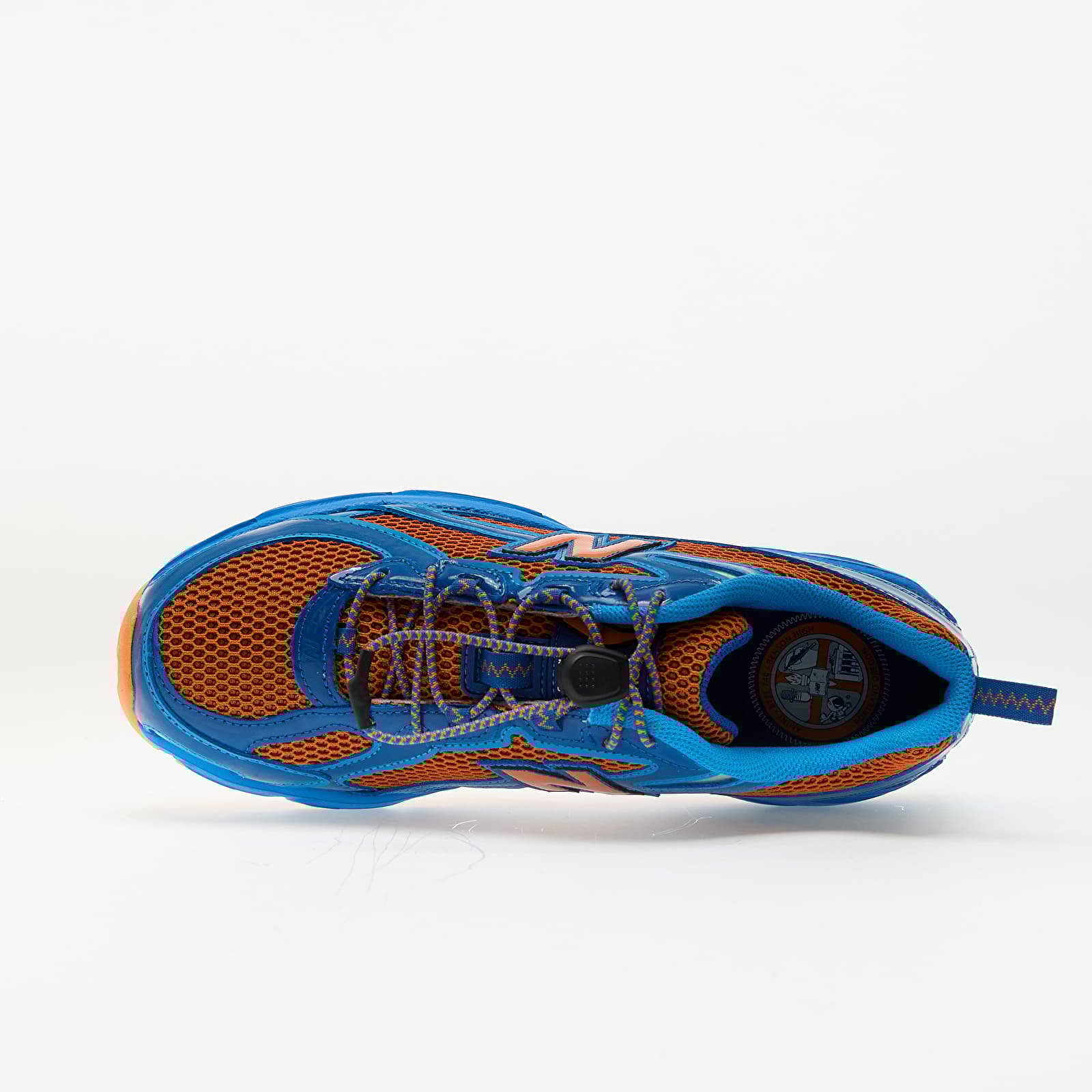 Vyriška avalynė New Balance x Aminé Benson 740 Snorkel Blue/ Persimmon Orange