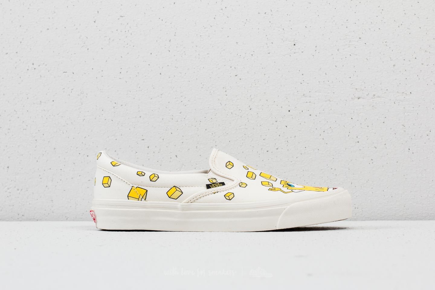 Scarpe uomo Vans OG Classic Slip-On LX (Spongebob) Checkerboard