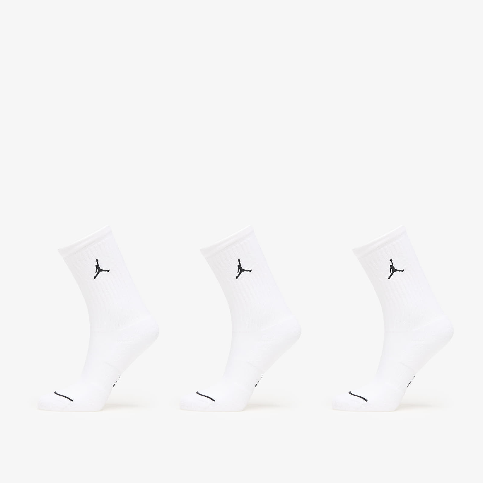 Jordan Everyday Crew Socks 3-Pack White/ Black XL