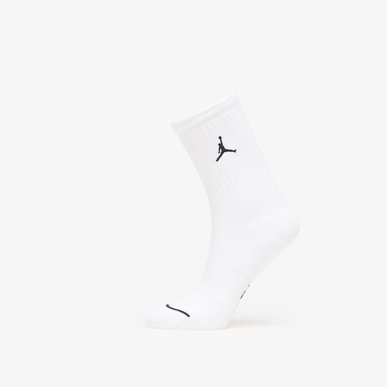 Men's socks Jordan Everyday Crew Socks 3-Pack White/ Black