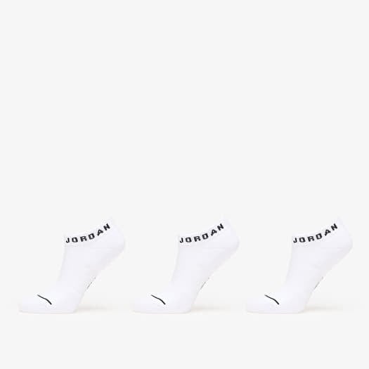 Jordan Dri-FIT Everyday No-Show Socks 3-Pack White/ Black