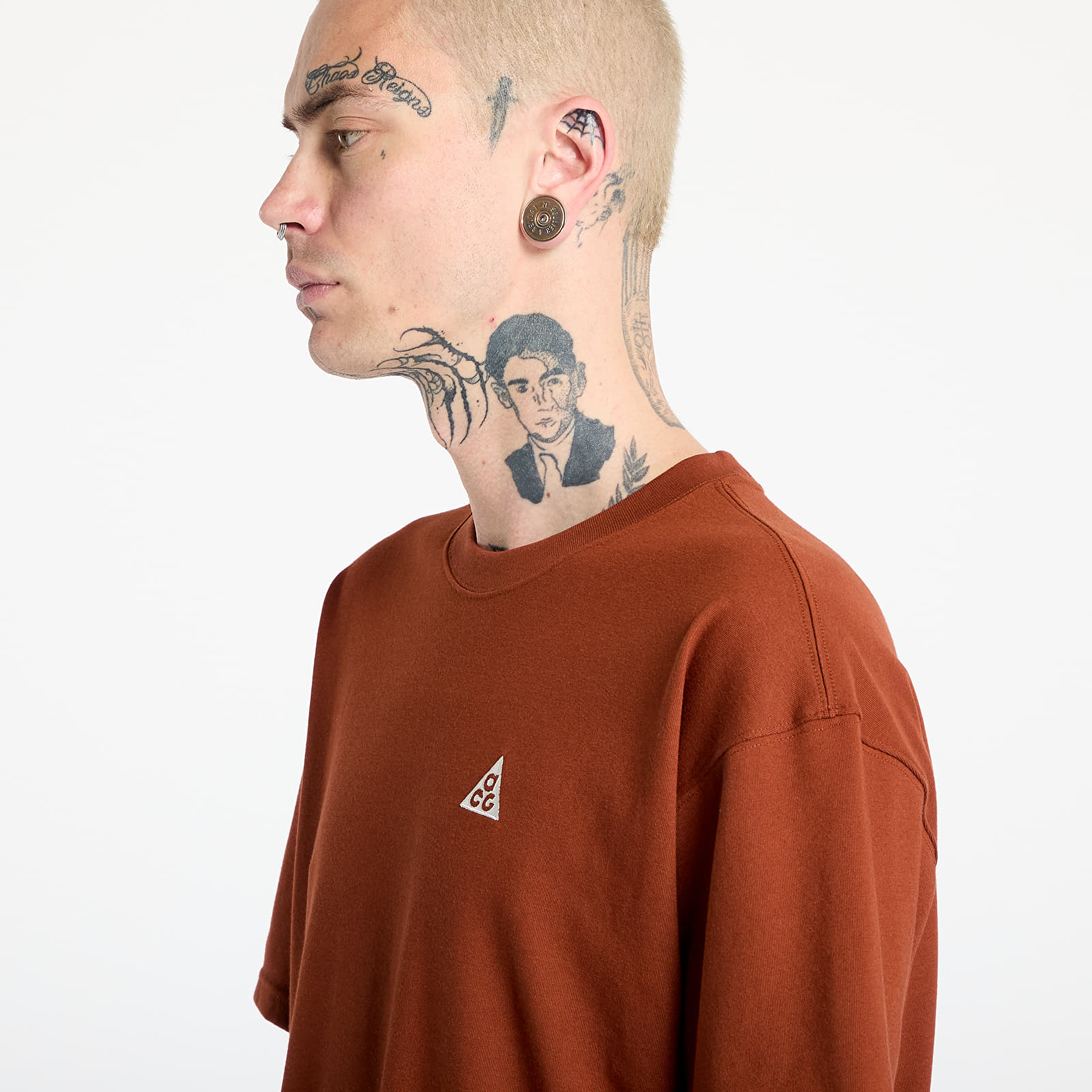 T-Shirts Nike ACG Men's Max90 T-Shirt Cinnamon/ Picante Red