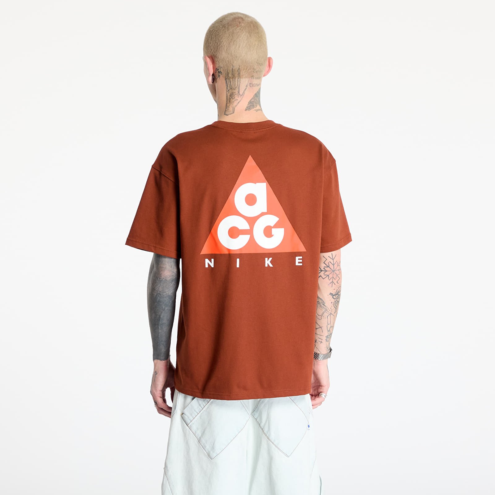 T-Shirts Nike ACG Men's Max90 T-Shirt Cinnamon/ Picante Red
