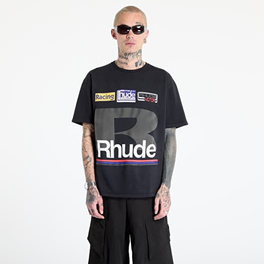T-skjorte Rhude Petrol Patch Tee Vintage Black
