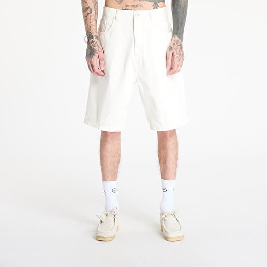 Šortky Carhartt WIP Brandon Short White Rinsed