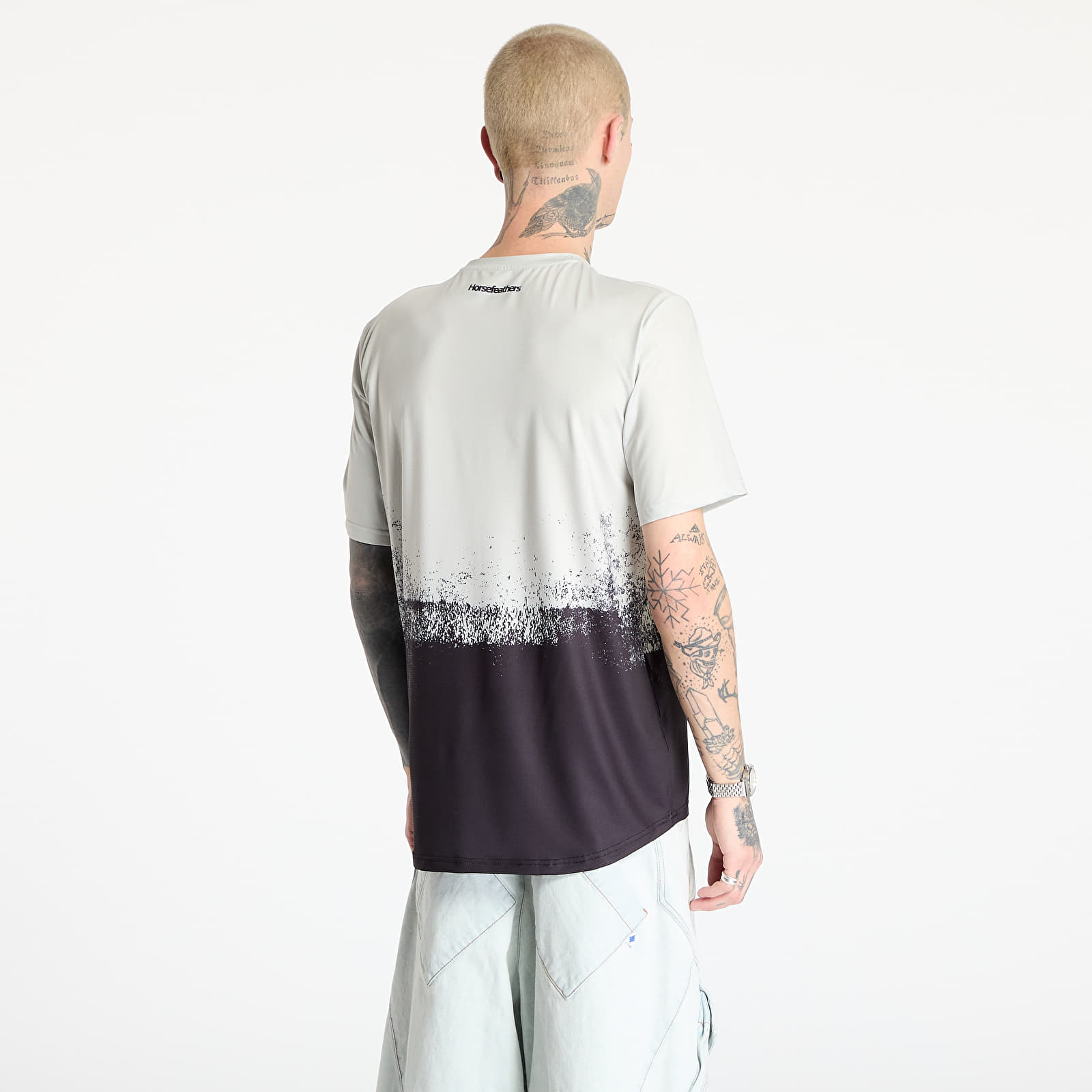 Dresi Horsefeathers Quantum Bike Jersey Silver Birch/ Black