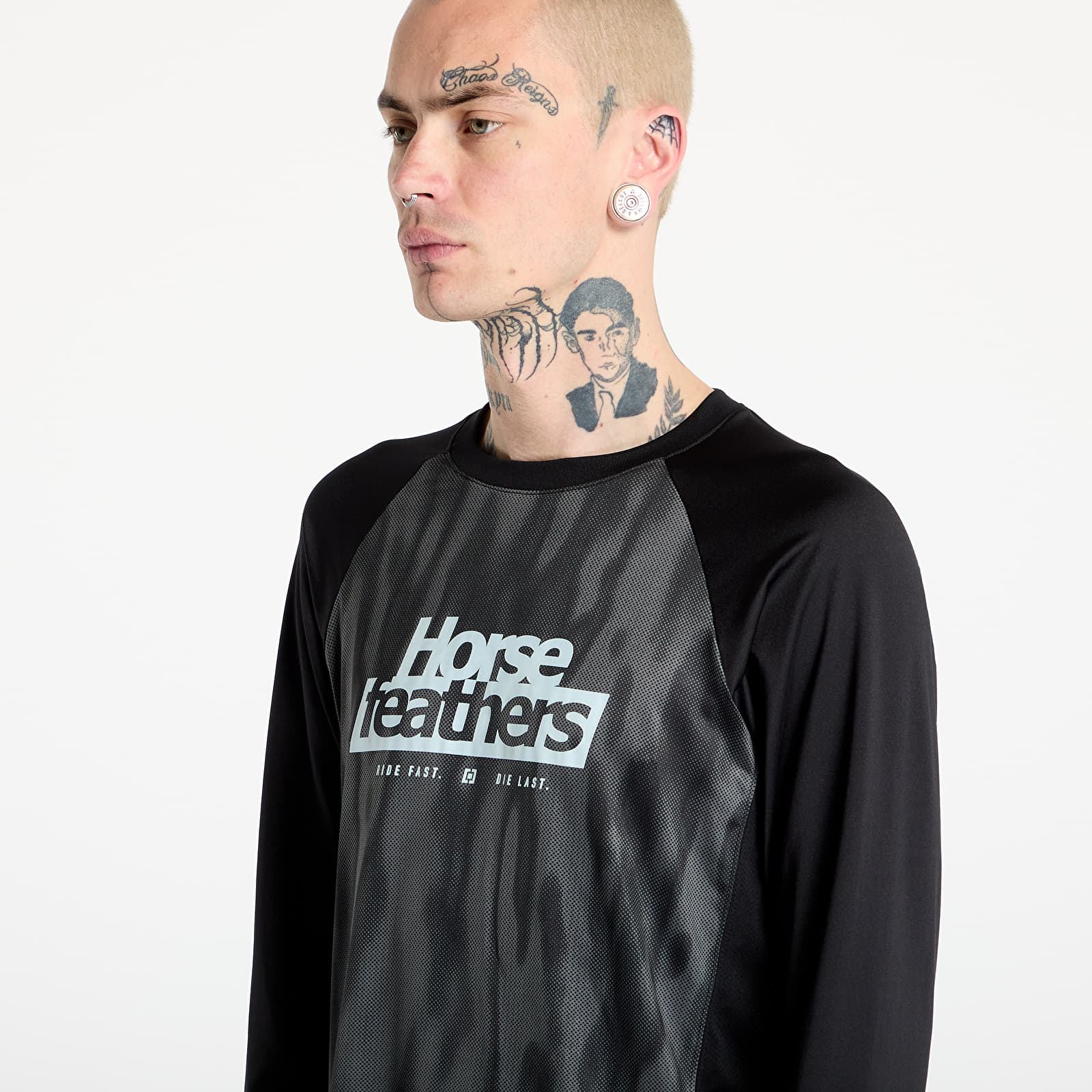 Jerseys Horsefeathers Spike Ls Bike Jersey Halftone/ Black