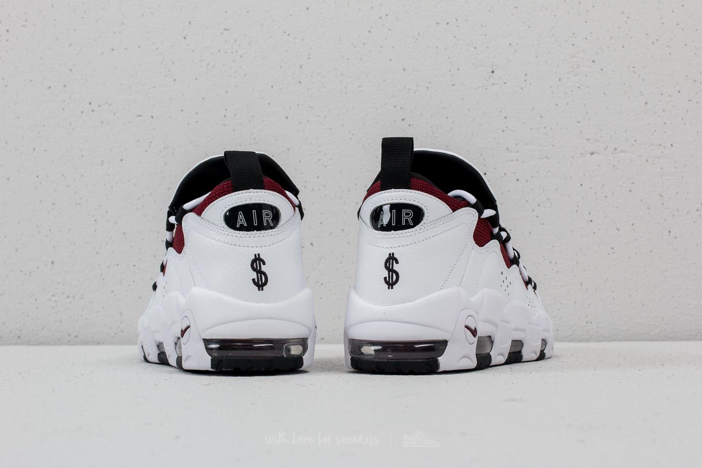 Pánske tenisky a topánky Nike Air More Money White/ Black-Team Red