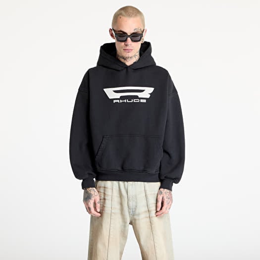Rhude Campione Hoodie Vintage Black