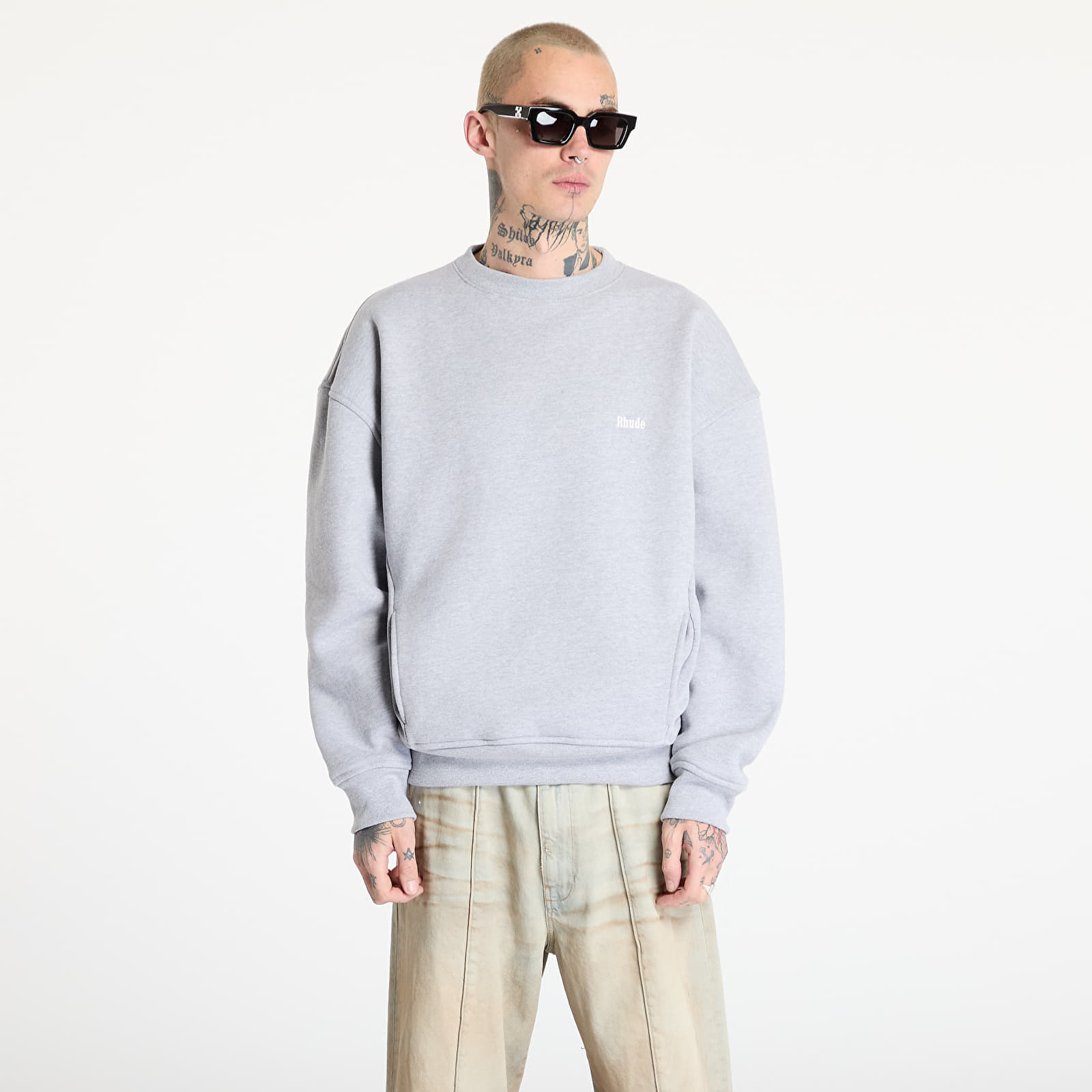 Hanorac Rhude Classique Crewneck Heather Gray L