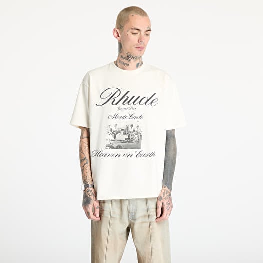 T-skjorte Rhude Heaven On Earth Tee Vintage White