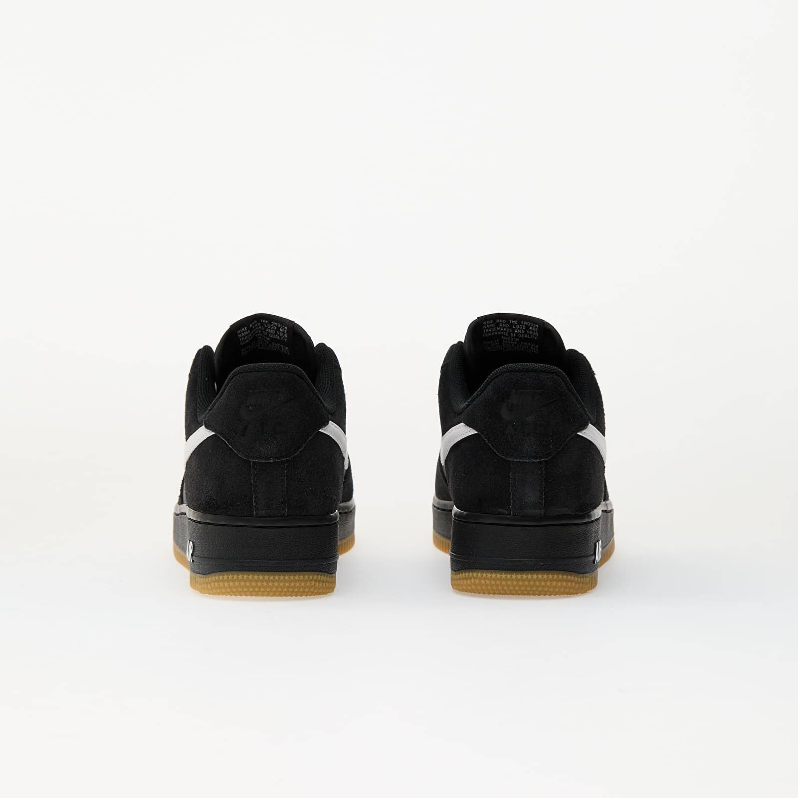 Férfi cipők Nike Air Force 1 '07 Lv8 Black/ White-Gum Light Brown