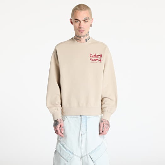 Mikina Carhartt WIP Catalogue Sweat UNISEX Fleur De Sel/ Desire
