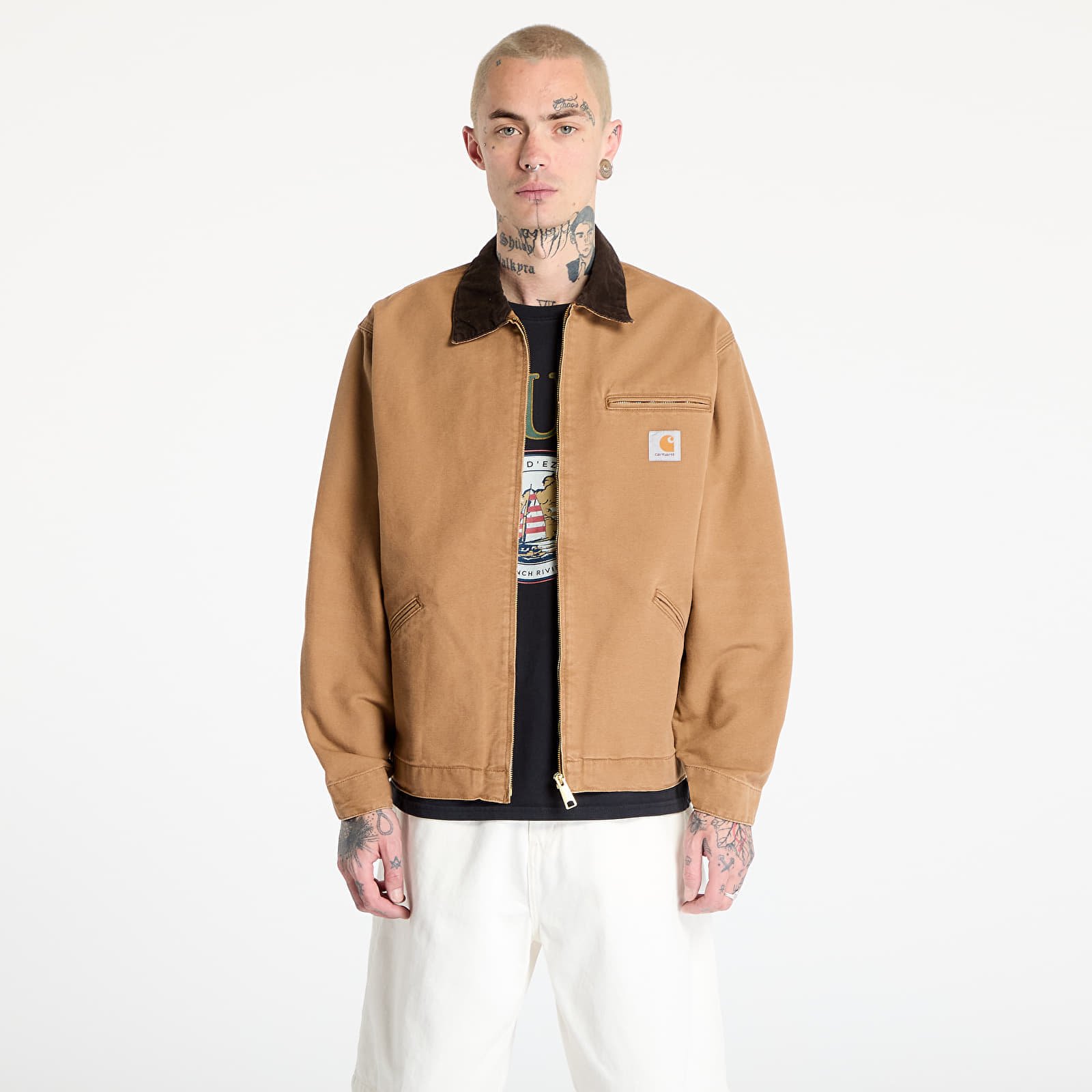 Jacheta Carhartt WIP OG Detroit Jacket UNISEX Hamilton Brown/ Tobacco Aged Canvas XXL