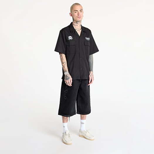 Carhartt WIP　SHORT-SLEEVE DREWE SHIRTS Carhartt WIP DREWE - Shirt - ink/natural/blue - Zalando.co.uk