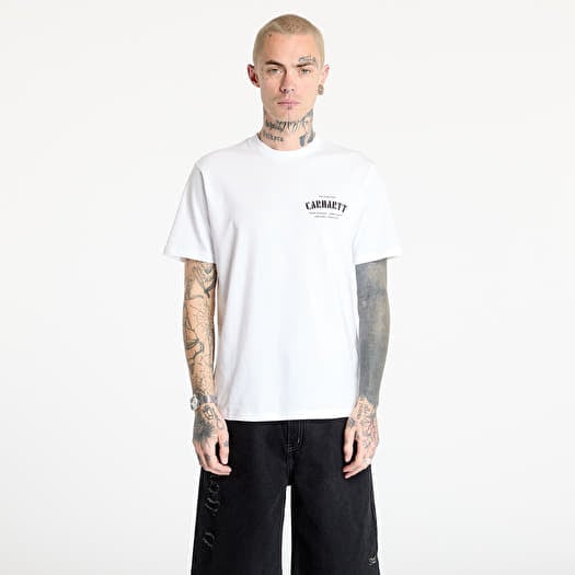 Marškinėliai Carhartt WIP Short Sleeve Catalogue C Logo T-Shirt UNISEX White