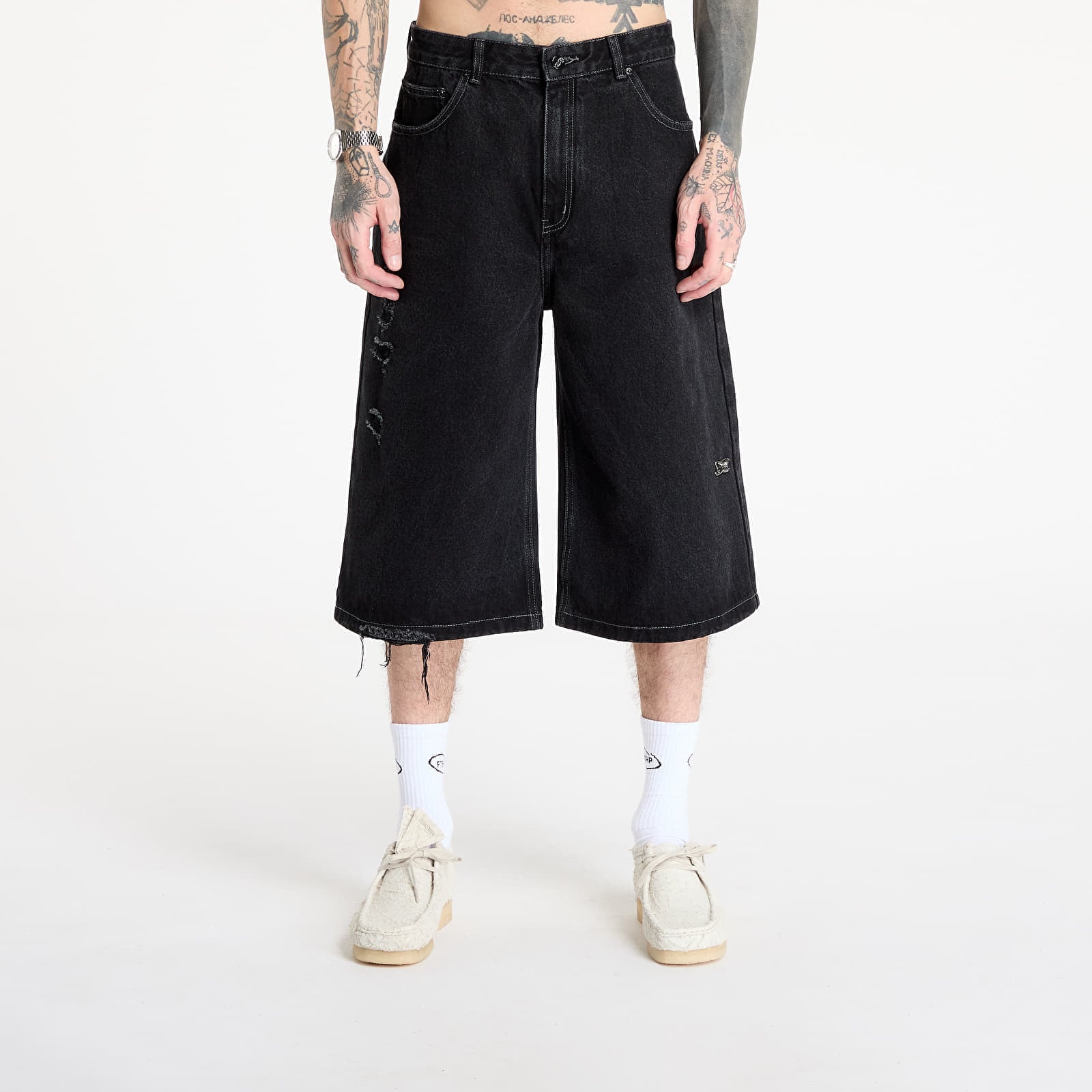 Pantaloni scurți FTSHP Walking Art Jorts UNISEX Ash 34