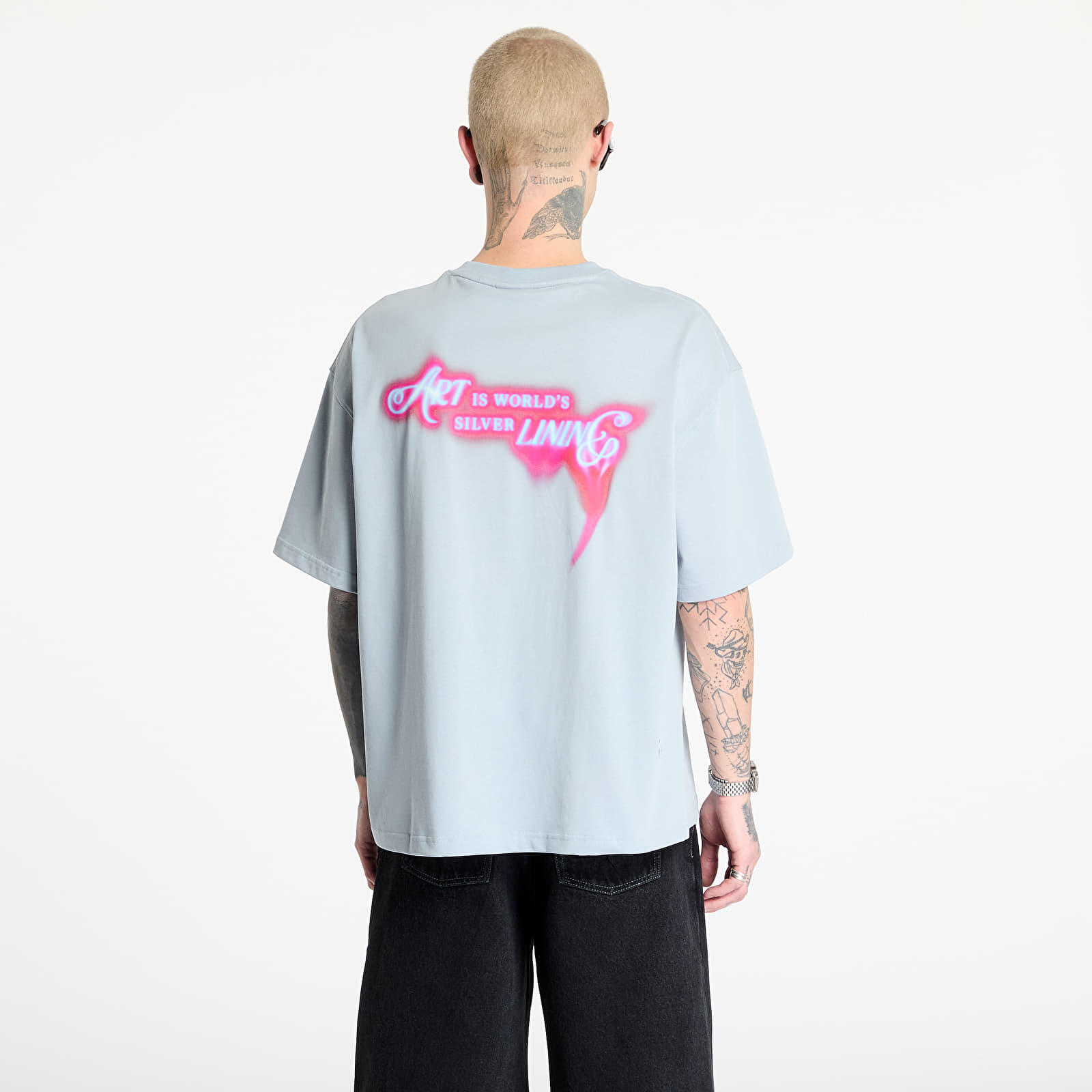 Tricouri  FTSHP Walking Art T-Shirt UNISEX Fire Cloud Blue