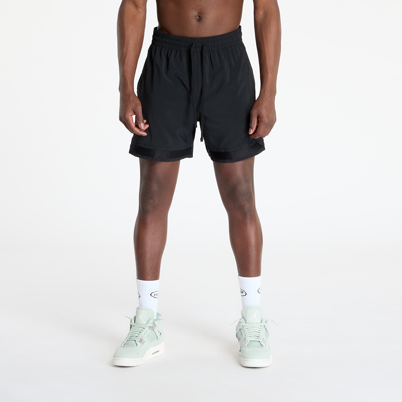 Shorts Jordan Sport Men's Dri-FIT Woven Diamond Shorts Black/ Black/ Black L
