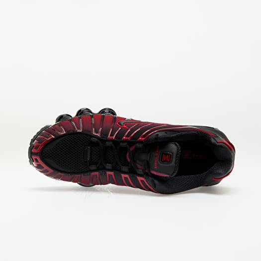 red nike shox tl