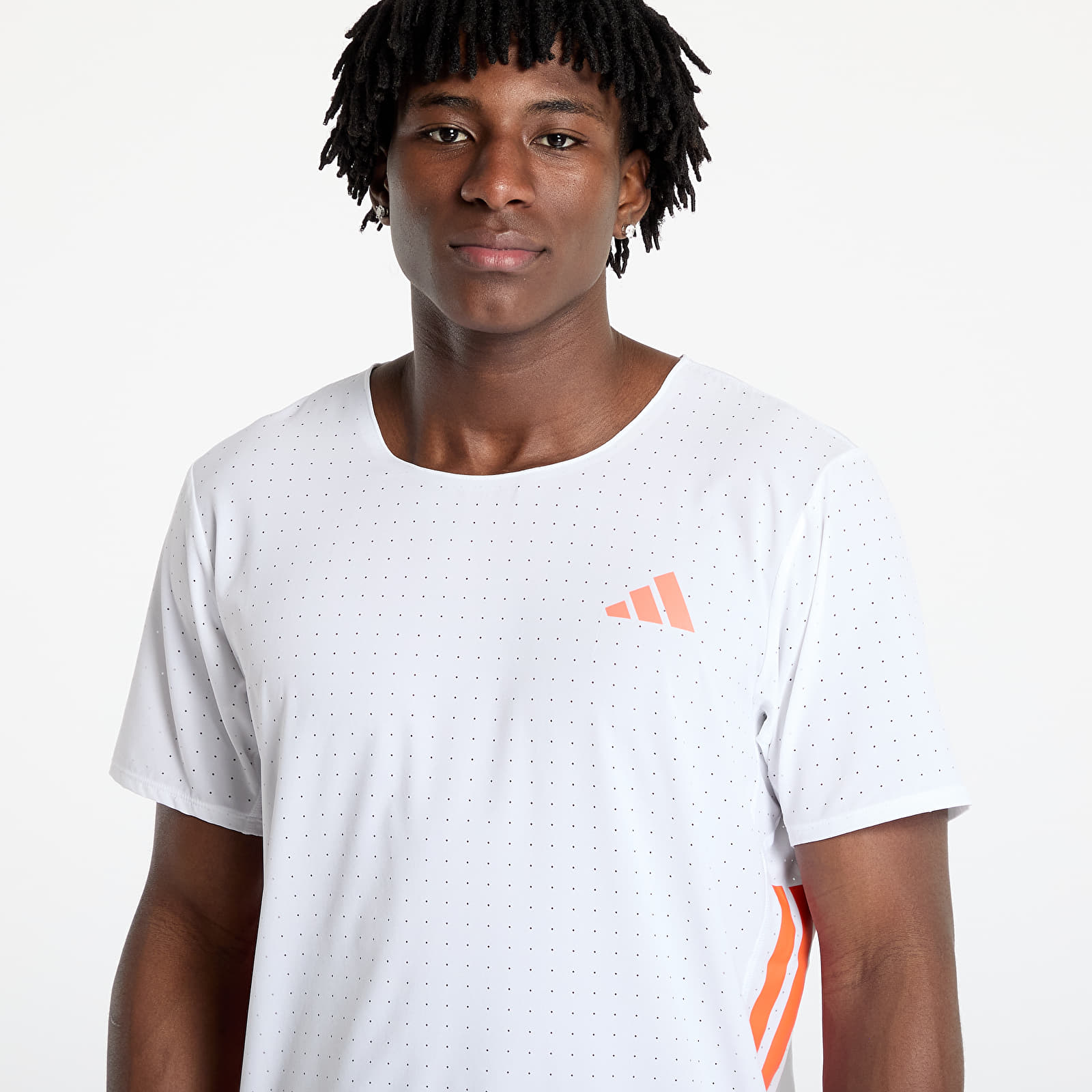 Férfi pólok adidas Adizero Running T-Shirt White