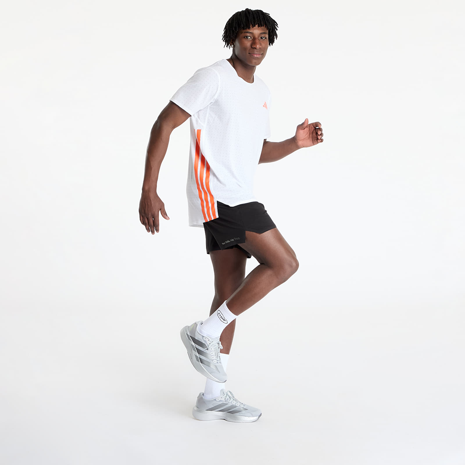 Férfi pólok adidas Adizero Running T-Shirt White