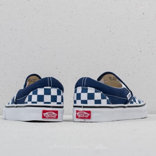 Estate blue checkerboard vans discount