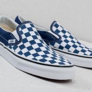 Estate blue checkered hot sale vans