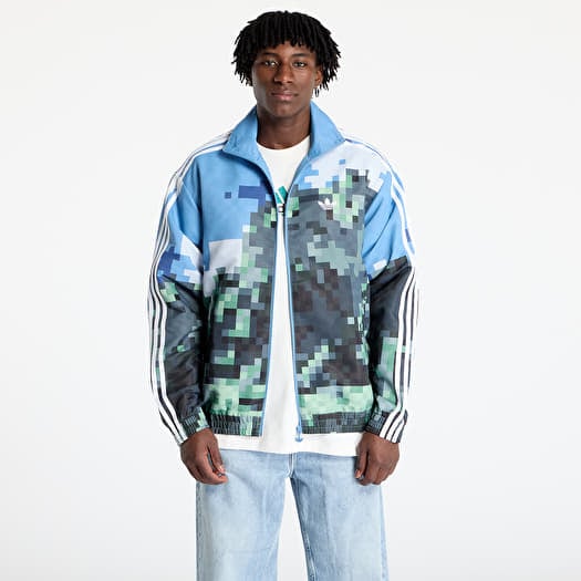 adidas x Minecraft Tracktop Blue/ Hazy Blue/ Magic Lime