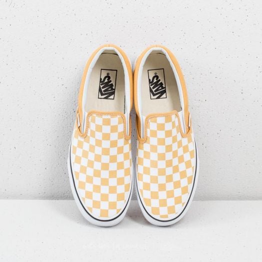 Ochre checkered vans hot sale