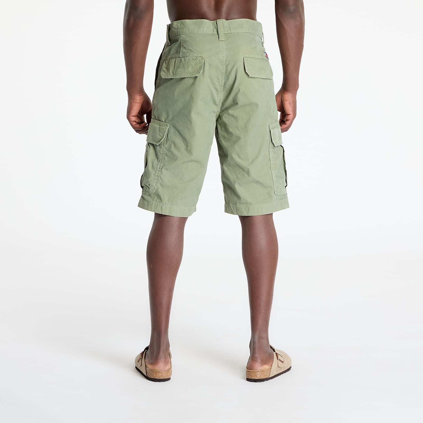 Pánské kraťasy Tommy Jeans Otis Twill Regular Cargo Shorts Green