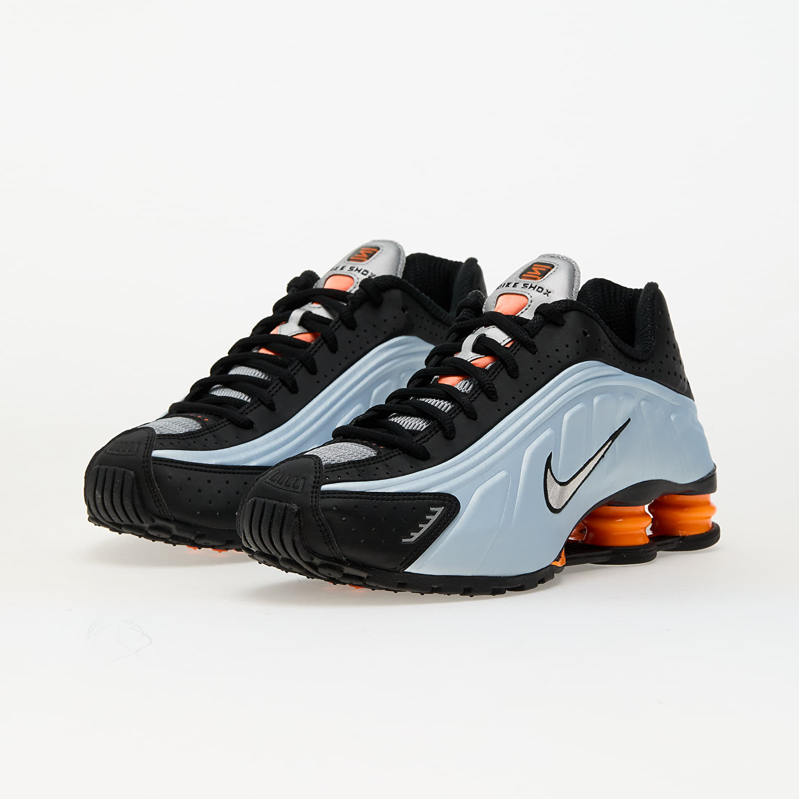 Women's shoes Nike W Shox R4 Blue Tint/ Metallic Silver-Total Orange