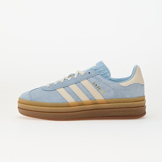 adidas Gazelle Bold W Clear Sky/ Crew White/ Gold Metallic